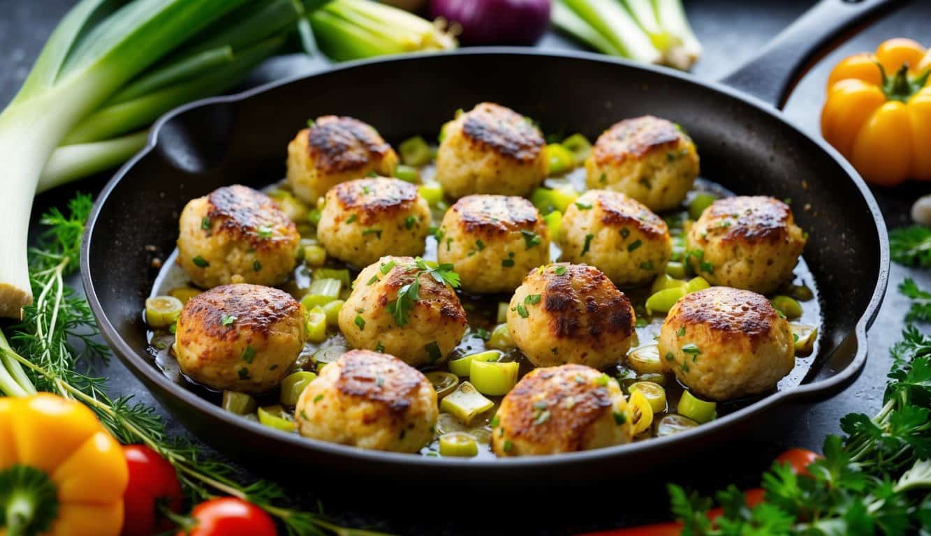קציצות פרסה עם עוף