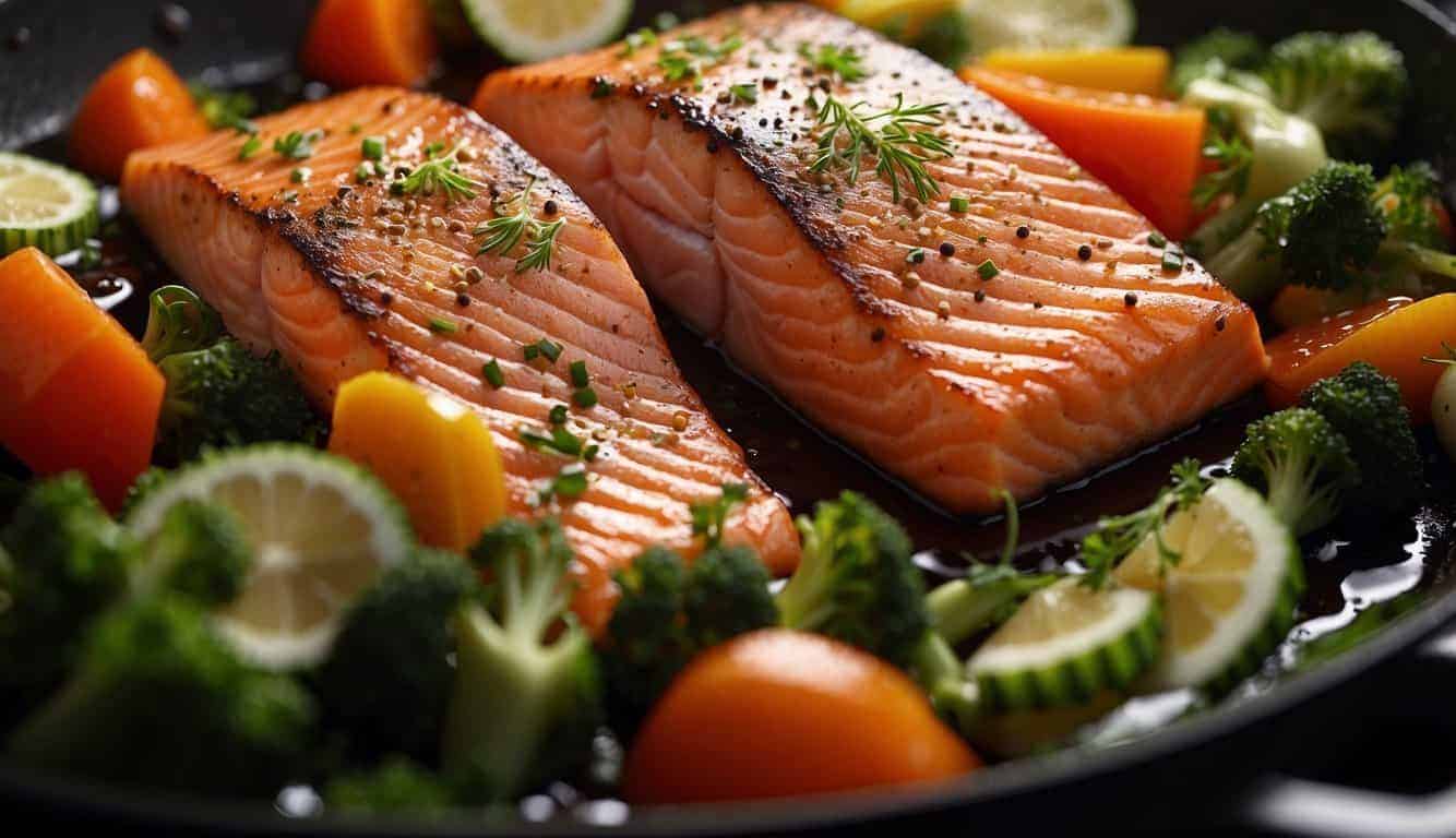 מוקפץ סלמון