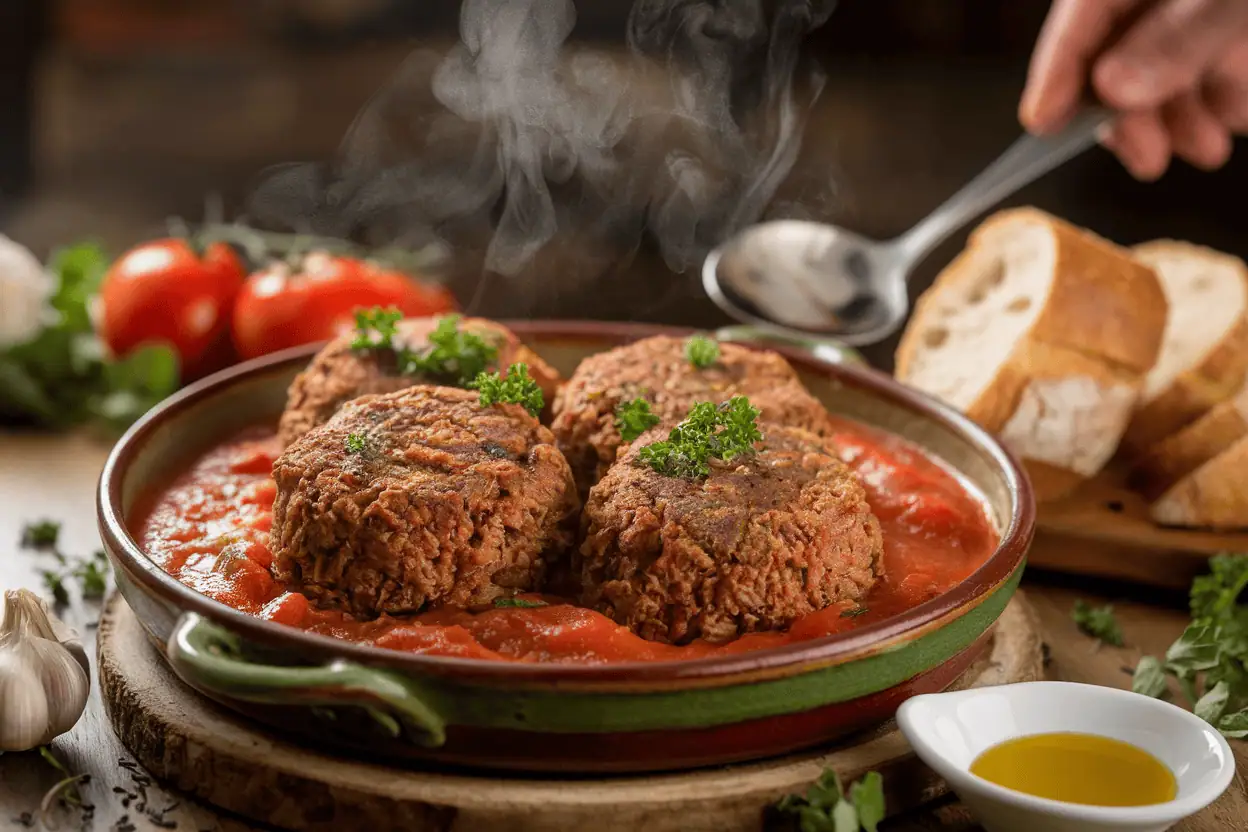 קציצות בקר ובורגול