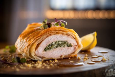 פילו ממולא חזה עוף