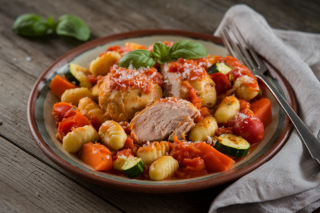 עוף עם ניוקי