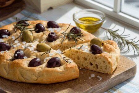 פוקאצה ללא שמרים