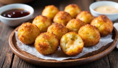 כדורי תפוחי אדמה מטוגנים