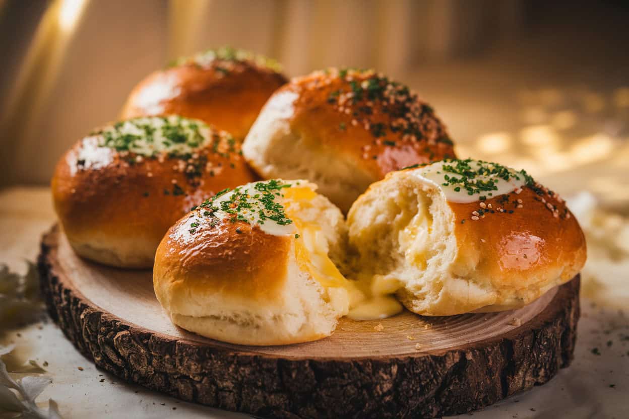 מתכון לחמניות שום