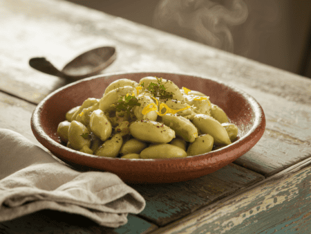 הכנת פול ירוק