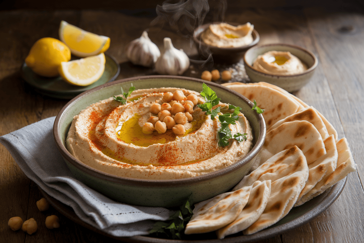 חומוס ביתי משימורים