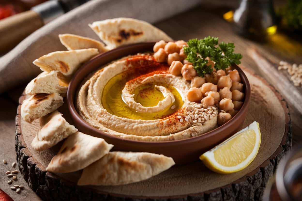 מנת חומוס ערך תזונתי