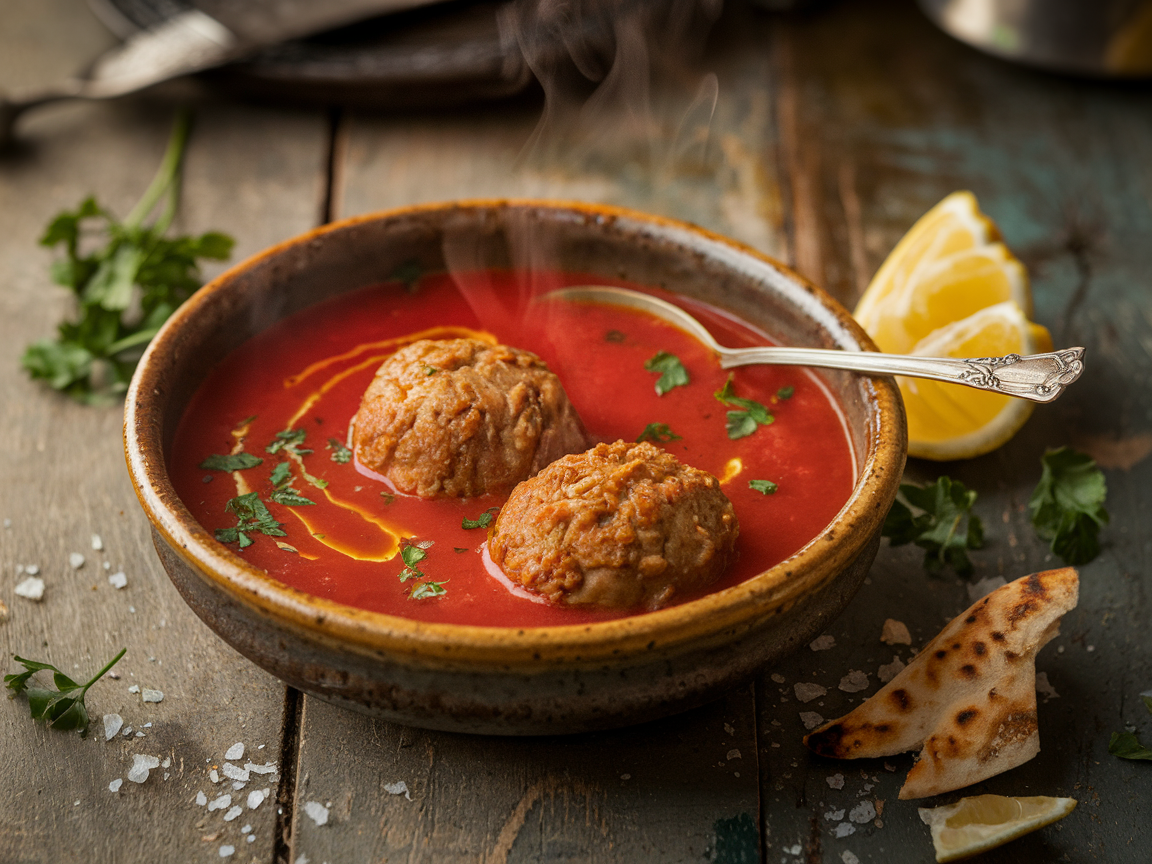 קובה עם מרק עגבניות