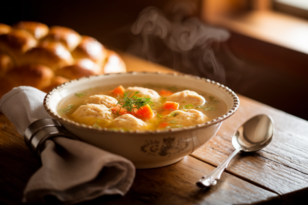 מרק עם קניידלך