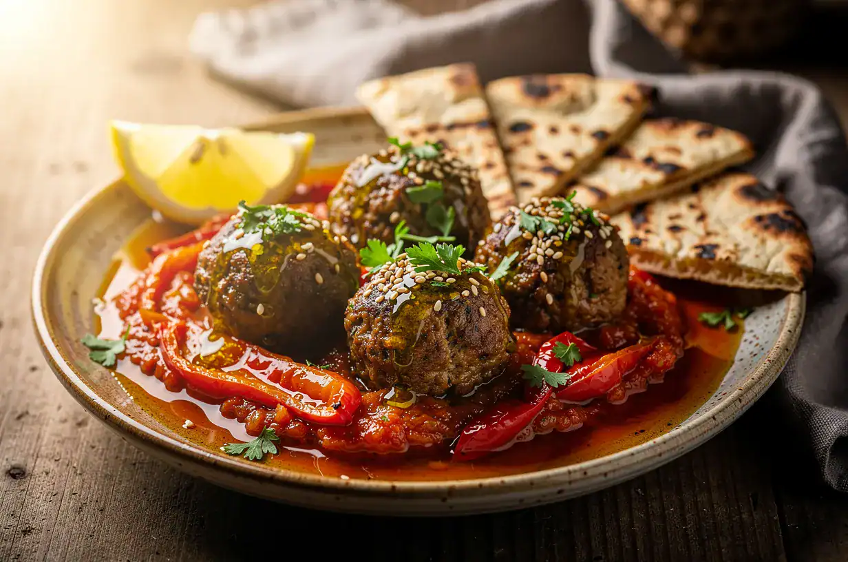 קציצות ברוטב מטבוחה