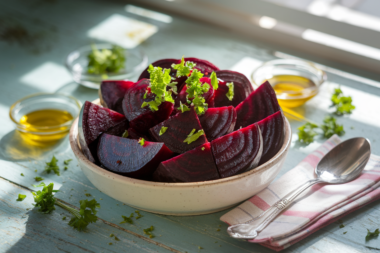 אמהות מבשלות סלט סלק