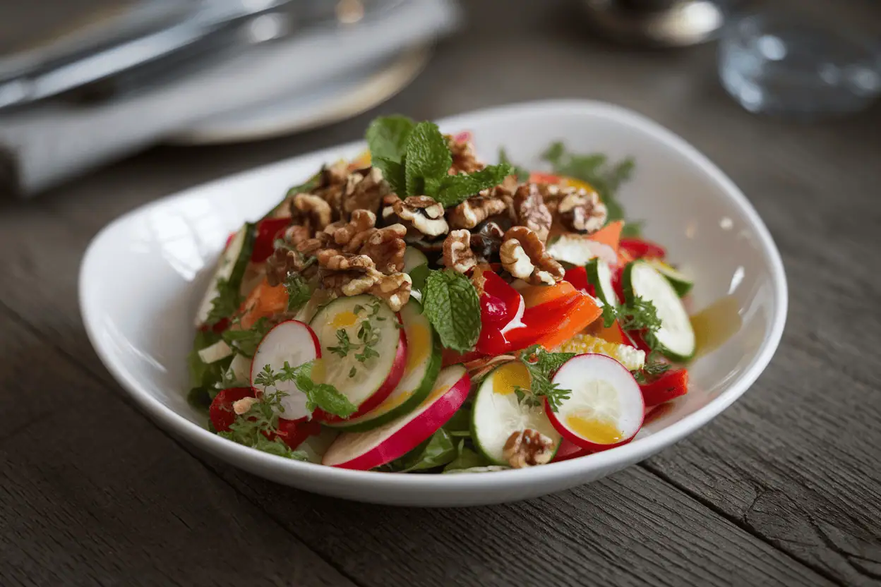 סלט ללא עגבניות