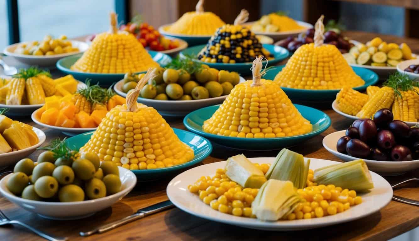 אנטיפסטי תירס בתנור