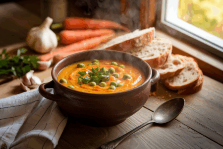 מרק אפונה דלעת