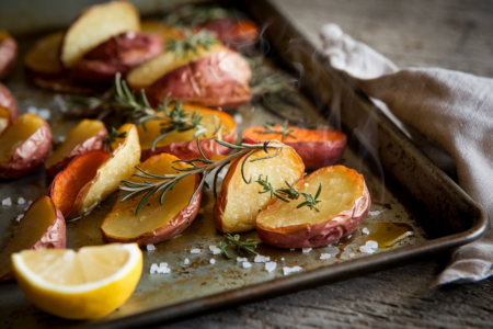 מתכון תפוח אדמה ובטטה בתנור