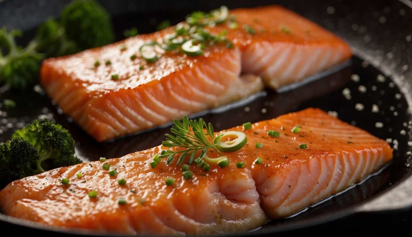 דג סלמון במחבת