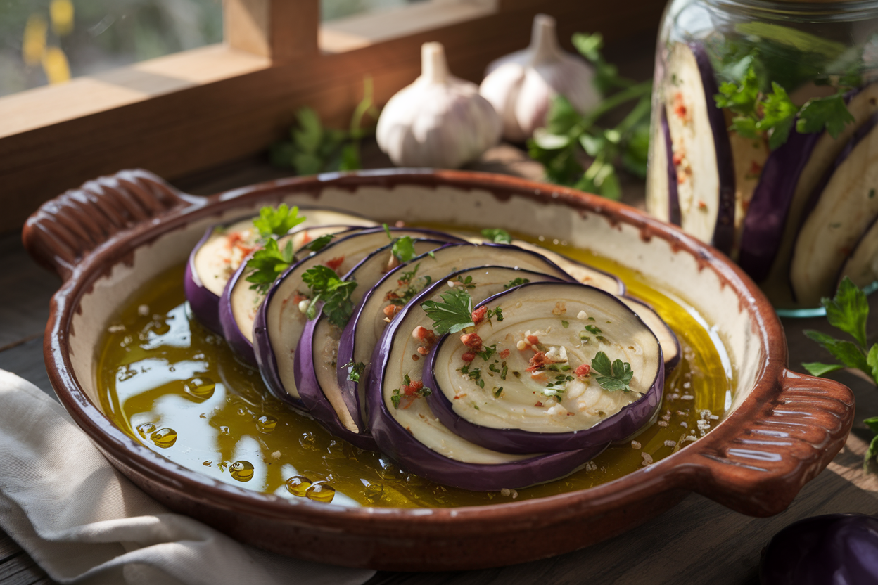 חצילים כבושים במלח