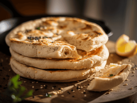 פיתה במחבת מתכון