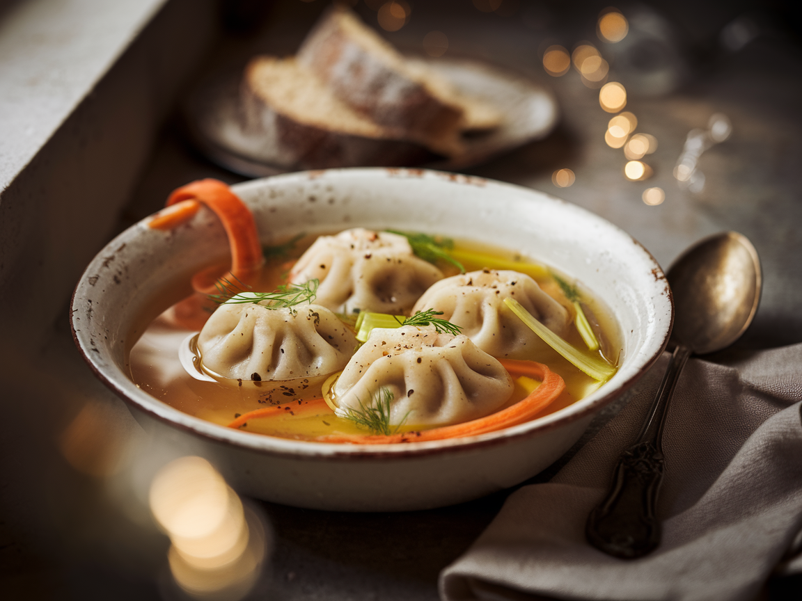 מרק קניידלך טבעוני