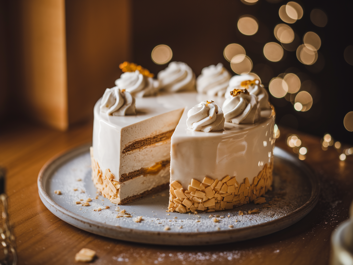 עוגת מוס אלפחורס שוקולד לבן