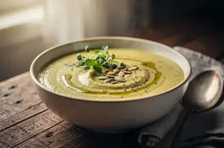 מרק קישואים ובטטה